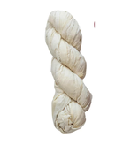 Creative Co-OP Recycled Torn Silk Ribbon, 70-75 Yards, Ivory