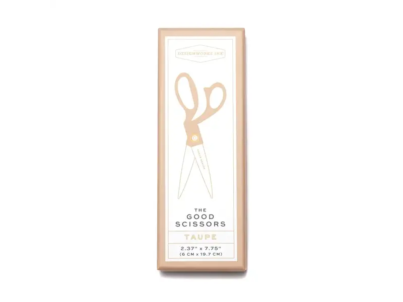 Design Works Ink Scissors - Taupe