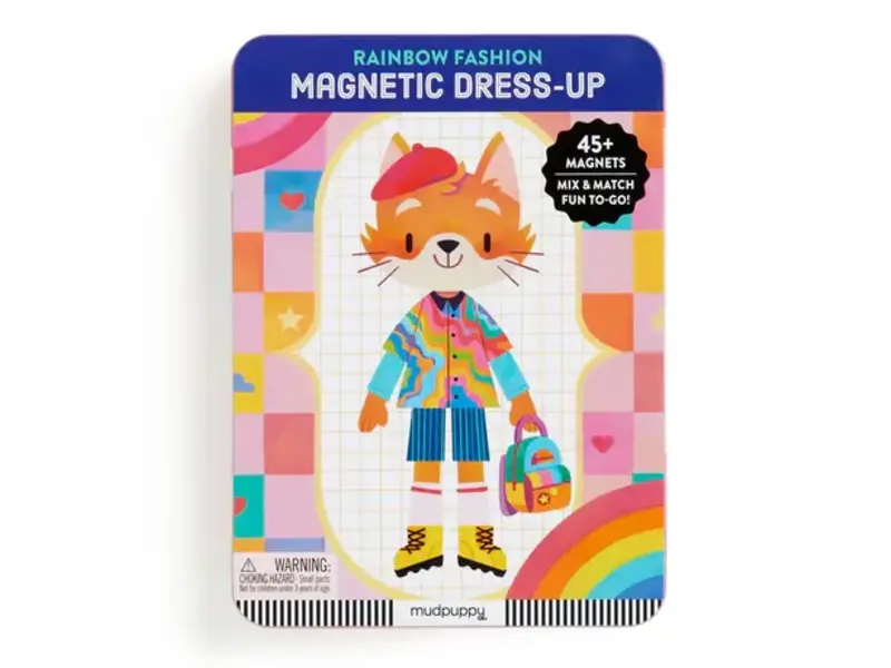 Chronicle Books Rainbow Fashion Magnetic Play Set