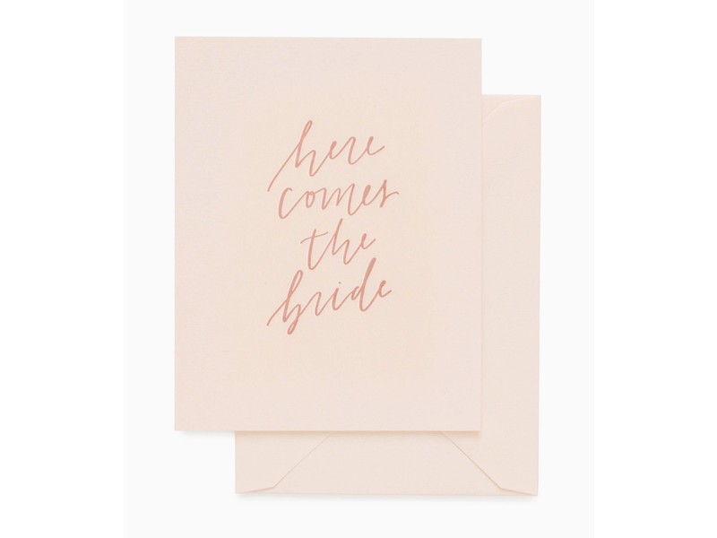 Sugar Paper Here Comes the Bride