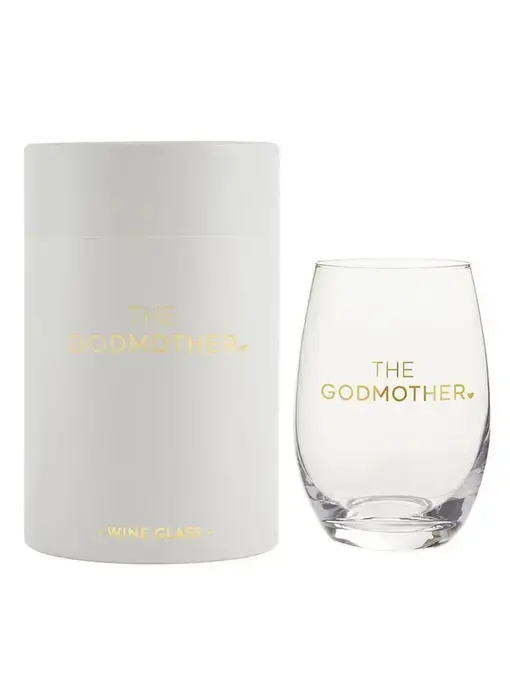 The Godmother Wine Glass