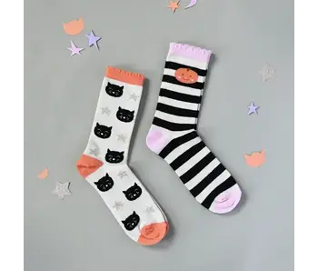 Spooky Halloween 2 Pack Socks (3-5 years)