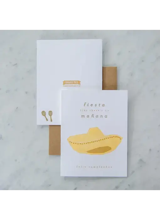 Fiesta Like No Manana Birthday Card