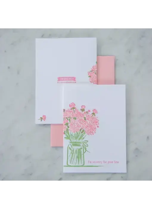 I Am Sorry For Your Loss, Bouquet Sympathy Card