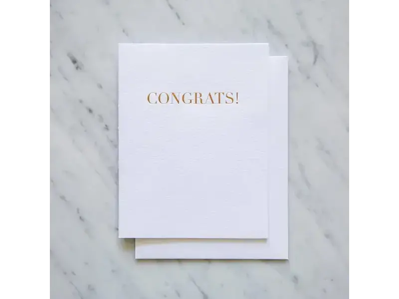 Farmwood Press Congrats! - Simple Sentiments Congratulations Card
