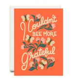 Inkwell Cards I Couldn't Bee More Grateful Red | Thank You Greeting Card