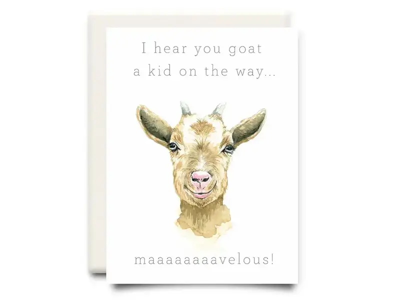 Inkwell Cards Kid On the Way | New Baby Greeting Card