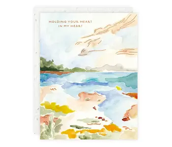 Holding Your Heart - Sympathy Card