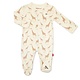 CREAM JOLIE GIRAFFE ORGANIC COTTON FOOTIE