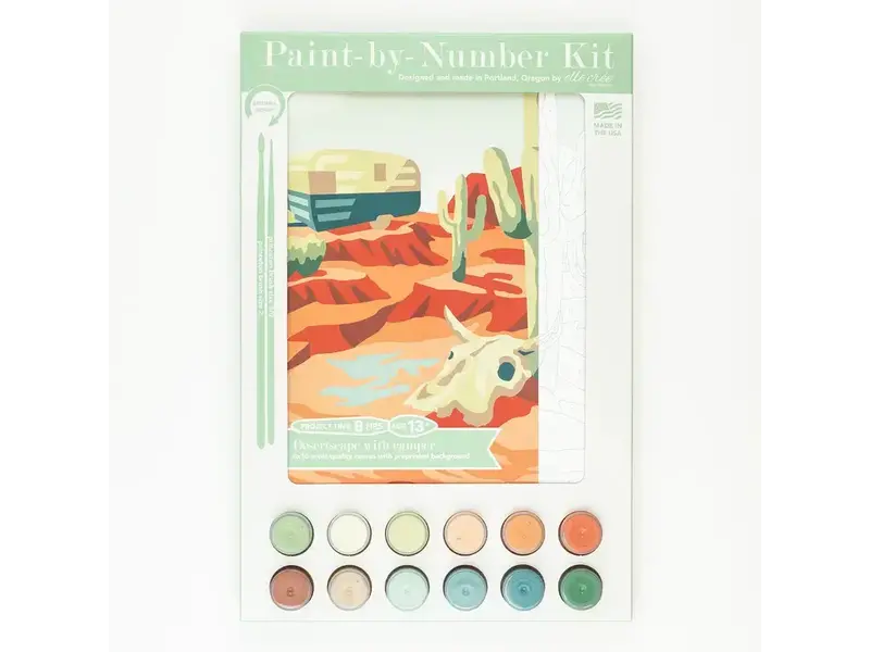 Elle Cree Desertscape Paint-By-Number Kit