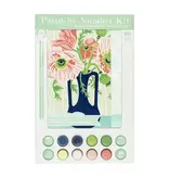 Elle Cree Poppies In Vase Paint-By-Number Kit