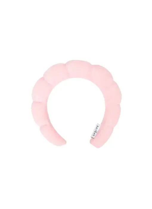 Bubble Skincare Headband For All Hair Types - Pink