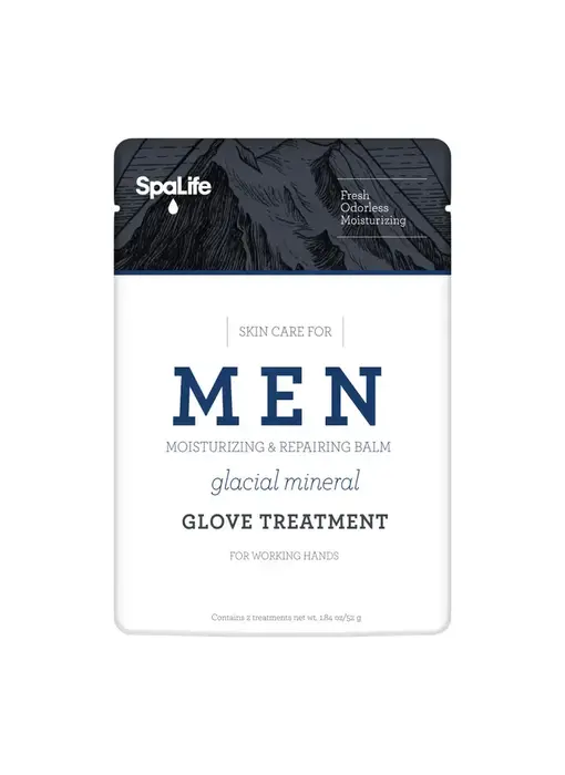 Men's Glacial Mineral Moisturizing Hand Glove