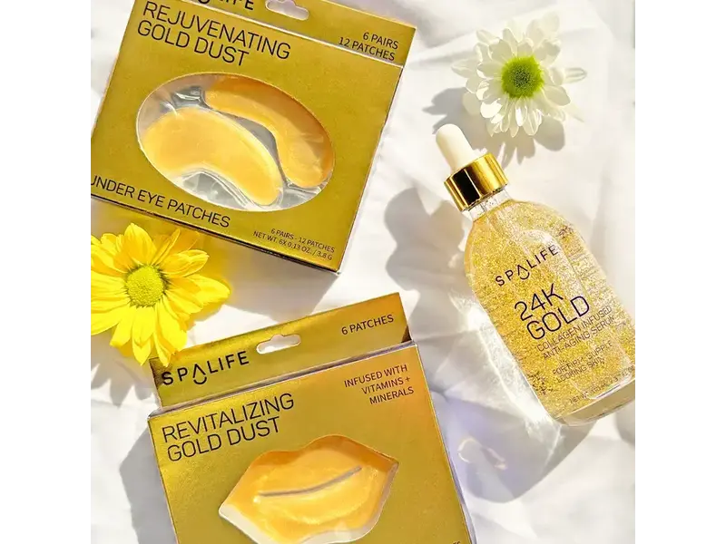 My Spa Life Rejuvenating Gold Dust Under Eye Masks - 6 Pairs