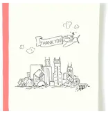 Pop + Paper Chicago Skyline Thank You Card
