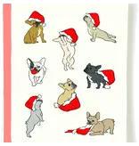 Pop + Paper French Bulldog Christmas Card