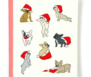 French Bulldog Christmas Card