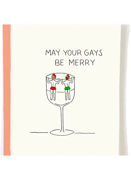 Gays Be Merry Christmas Card