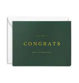 Smitten on Paper Amazing Congrats Greeting Card