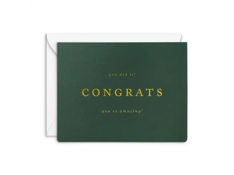 Smitten on Paper Amazing Congrats Greeting Card