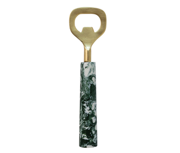 Stainless Steel & Resin Bottle Opener, Gold Finish