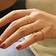 18K Non-Tarnish Minimalist Thin Rachel Braided Ring