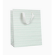 Green Painted Stripe Gift Bag