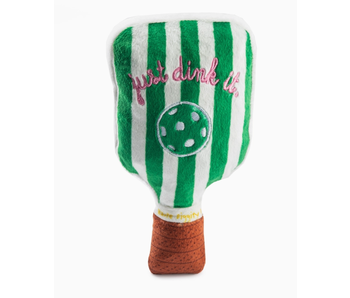 Green Stripe Pickleball Paddle Dog Toy