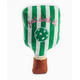 Green Stripe Pickleball Paddle Dog Toy