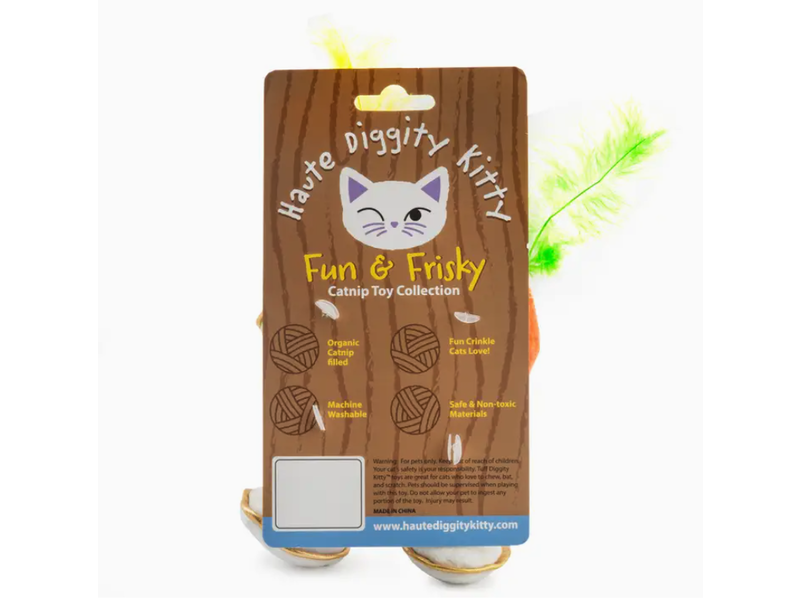 Haute Diggity Dog Kitty Cocktails (2 Cocktails) Organic Catnip Toys