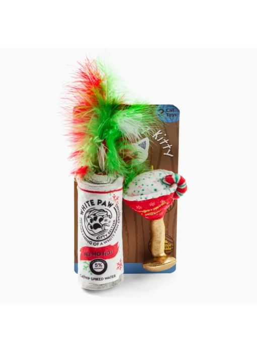 White Paw & Cattini Stocking Stuffers Christmas Catnip Toys