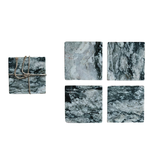Creative Co-OP Marble Coasters, Set of 4