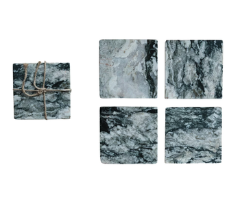Marble Coasters, Set of 4