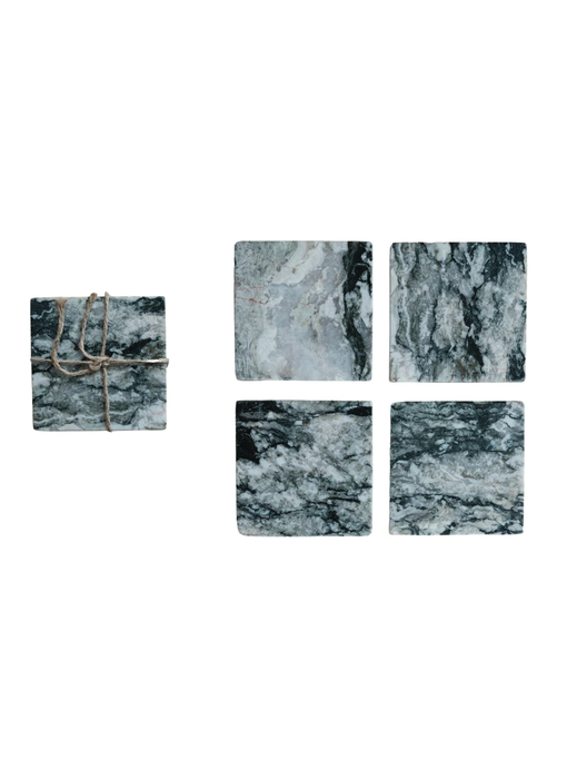 Marble Coasters, Set of 4