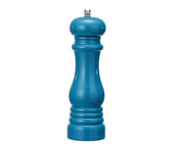 Enameled Rubberwood Salt/Pepper Mill, Blue