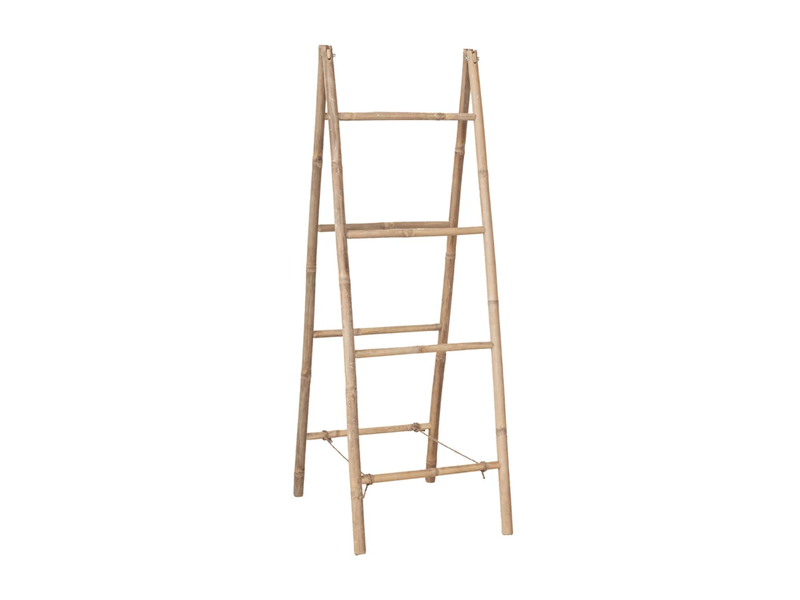 Creative Co-OP Decorative Bamboo Folding Ladder, Natural