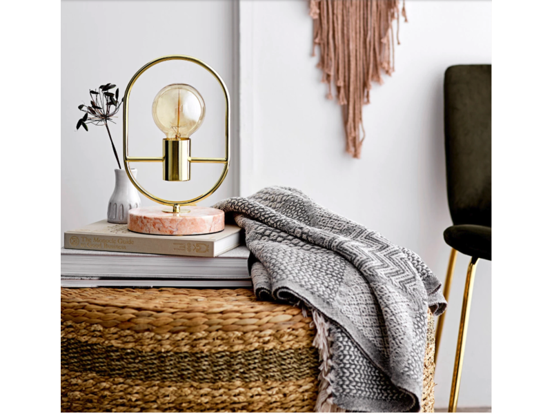 Creative Co-OP Grey & Cream Pattern Throw Blanket
