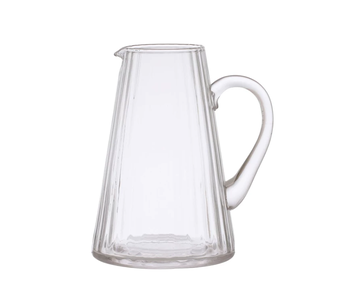 Ribbed Glass Pitcher - 60oz.