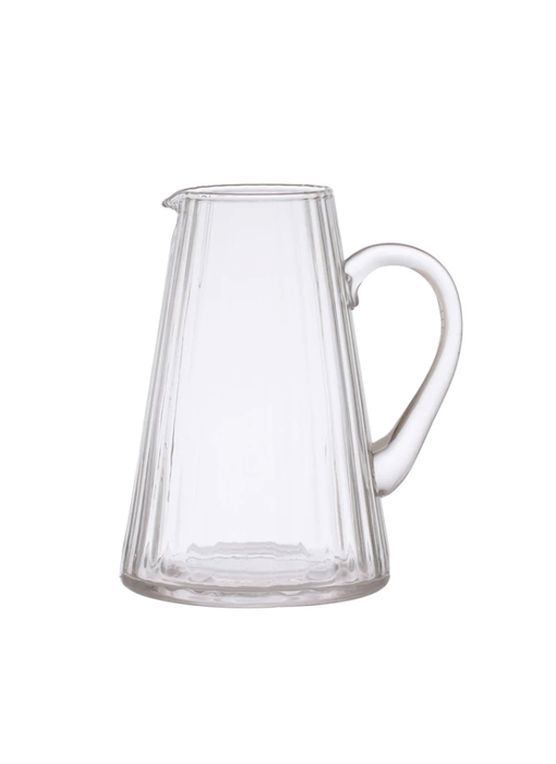 Ribbed Glass Pitcher - 60oz.