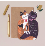 Sister Paper Co. Nine Lives Cats Cards | Love Cards | Cat Anniversary Cards