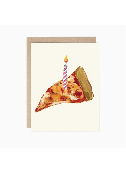 Birthday Pizza Slice Card