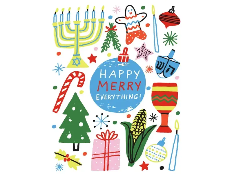 The Found Happy Merry Everything Holiday Card