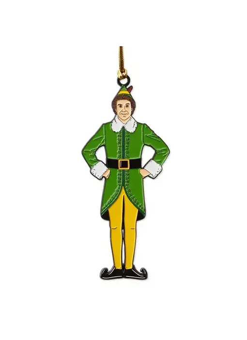Elf Enamel Ornament