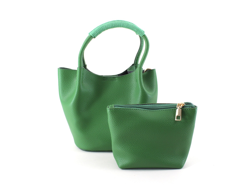 pretty persuasions Bucket Tote Green