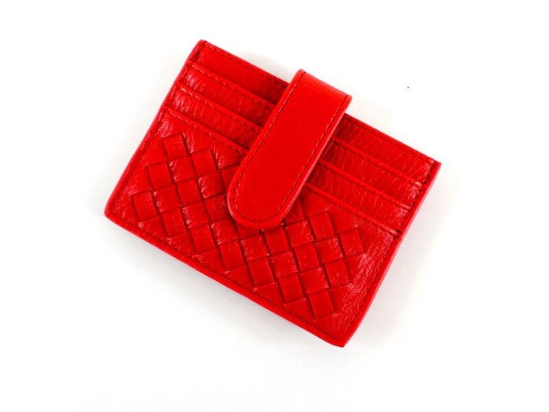 pretty persuasions Credit Card Holder Red