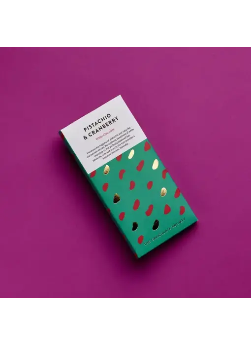 Pistachio & Cranberry Chocolate Bar