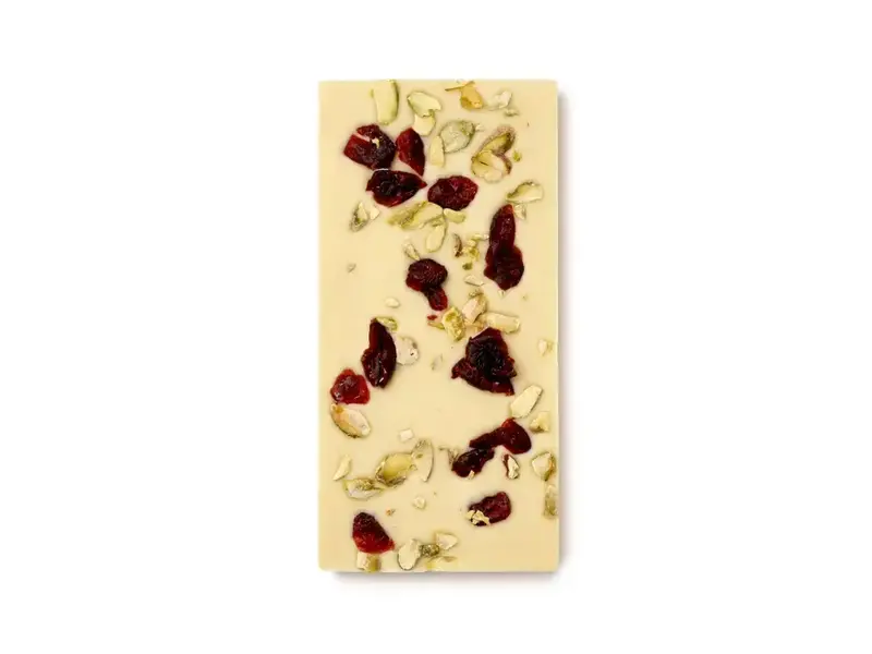 The Chocolate Society Pistachio & Cranberry Chocolate Bar