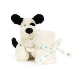 JellyCat Inc Bashful Black & Cream Puppy Soother
