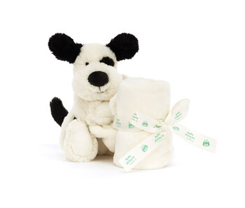 Bashful Black & Cream Puppy Soother