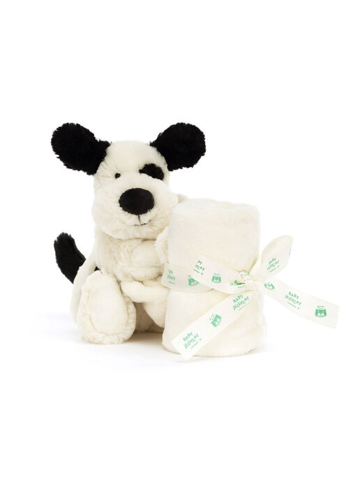 Bashful Black & Cream Puppy Soother